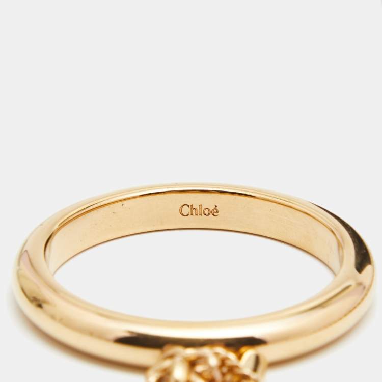 Pre Owned Chloe Gold Tone Long Necklace