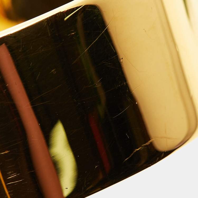 Pre Owned Chloe Gold Tone Bracelet S