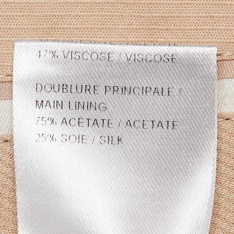 Pre Owned Chloe Black Gabardine Trousers L 