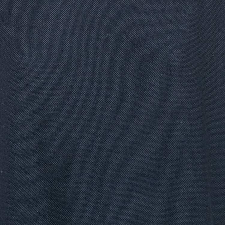 Pre Owned Chloe Navy Blue Floral Embroidery Wool Sweater M