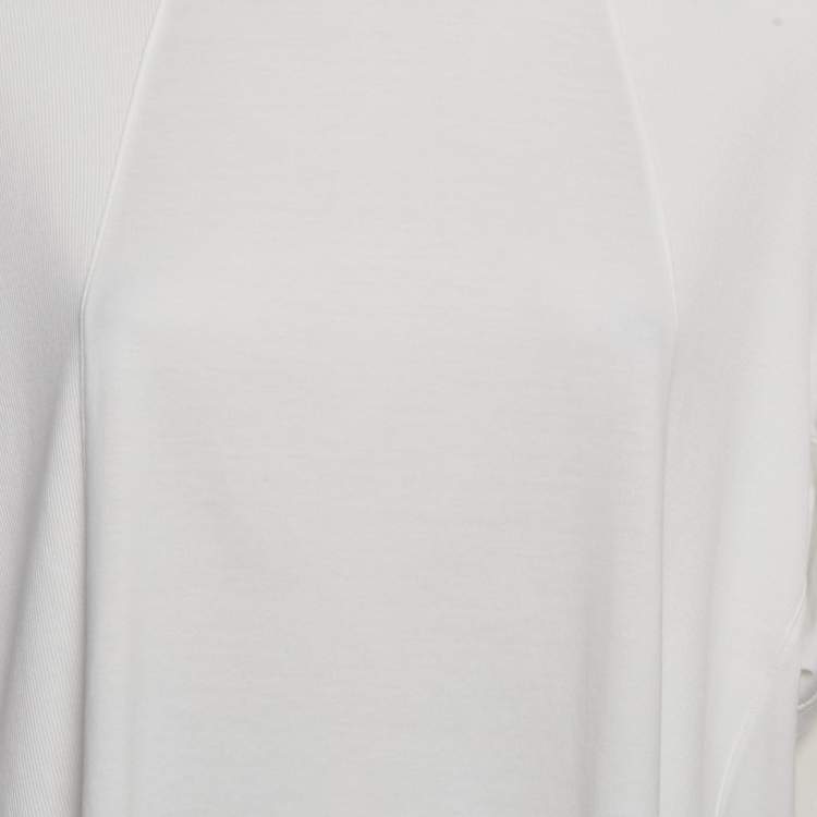 Pre Owned Chloe White Cotton Jersey Loose Fit T-Shirt M