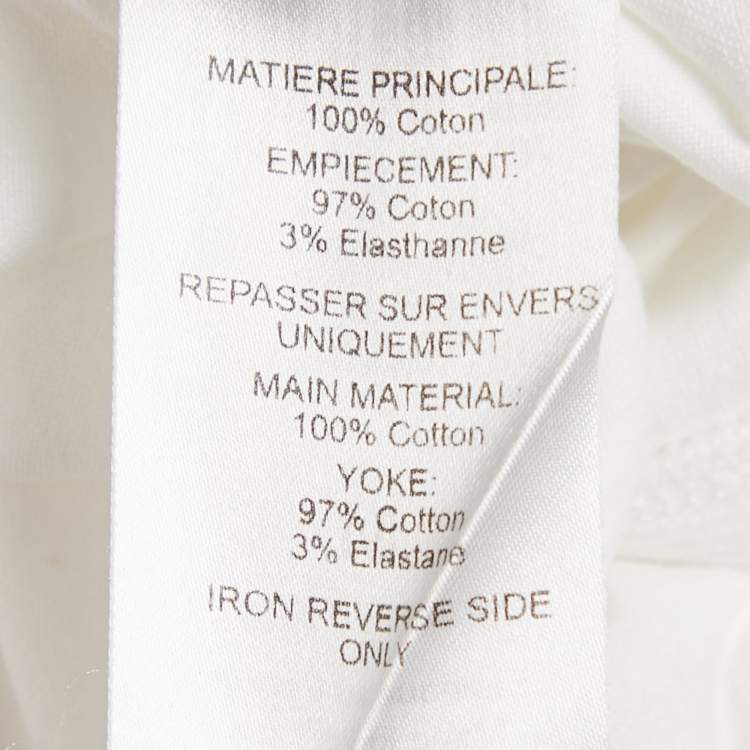 Pre Owned Chloe White Cotton Jersey Loose Fit T-Shirt M