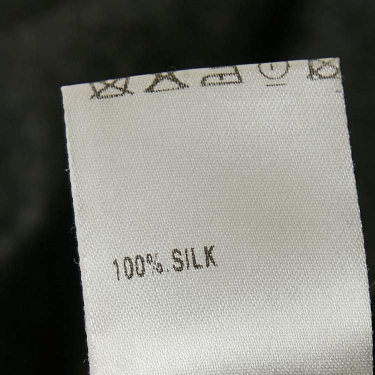 Pre Owned Chloe Black Wool Tie-Up Detail Mini Ardoise Skirt M