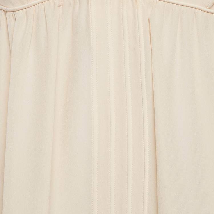 Pre Owned Chloé Pinky Nude Silk  Camisole Top S