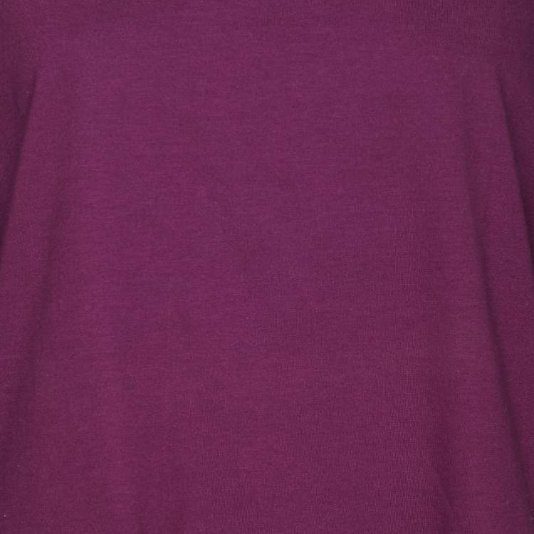 Pre Owned Chloe Purple Cotton T-Shirt L