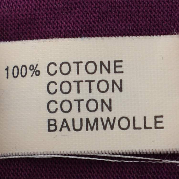 Pre Owned Chloe Purple Cotton T-Shirt L