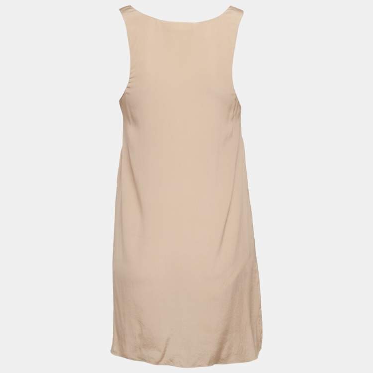 Pre Owned Chloe Powdery Pink Silk Scoop Neck Tank Top S