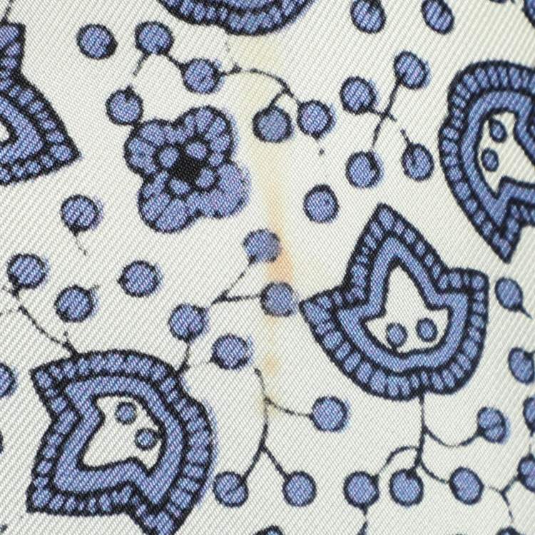 Pre Owned Chloé Multicolor Printed Silk Button Front Shirt S
