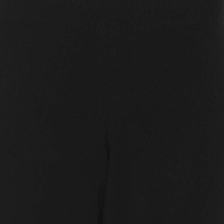 Pre Owned Chloe Black Crepe Trousers S