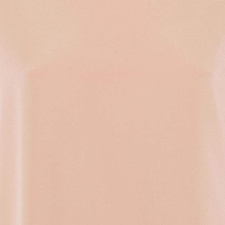 Pre Owned Chloé Peach Silk Layered Long Sleeve Top M