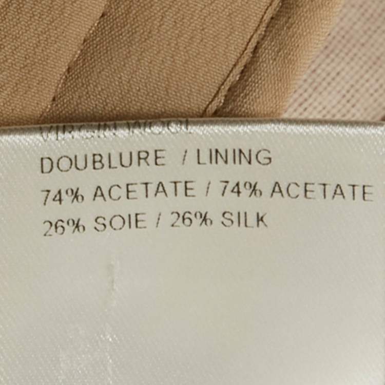 Pre Owned Chloé Dusty Pink Wool Mini Skirt M