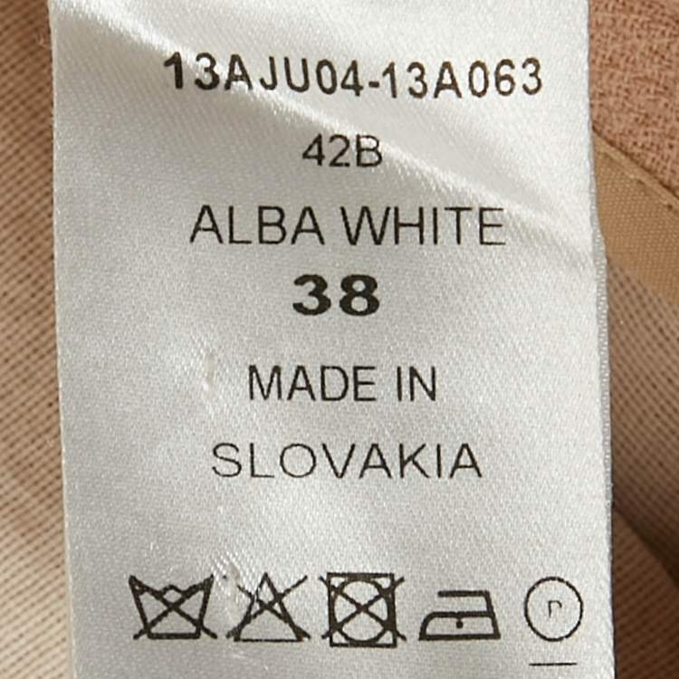 Pre Owned Chloé Dusty Pink Wool Mini Skirt M