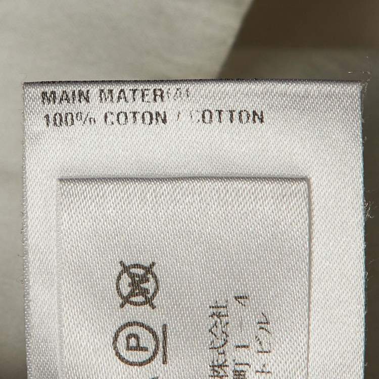 مملوكة مسبقًا Chloe White Cotton Tie Detail Bustier Top M