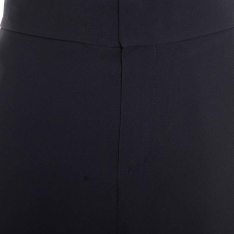 Pre Owned Chloe Ultra Marine Pleat Detail High Waist Culottes S