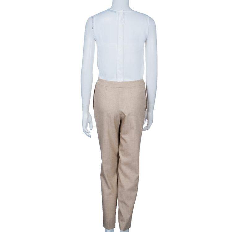 Pre Owned Chloe Grey Tailored Trousers S