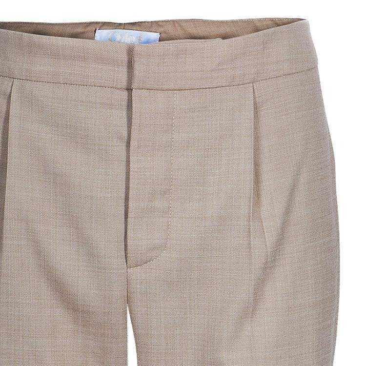 Pre Owned Chloe Grey Tailored Trousers S