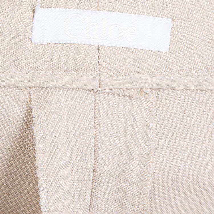 Pre Owned Chloe Grey Tailored Trousers S