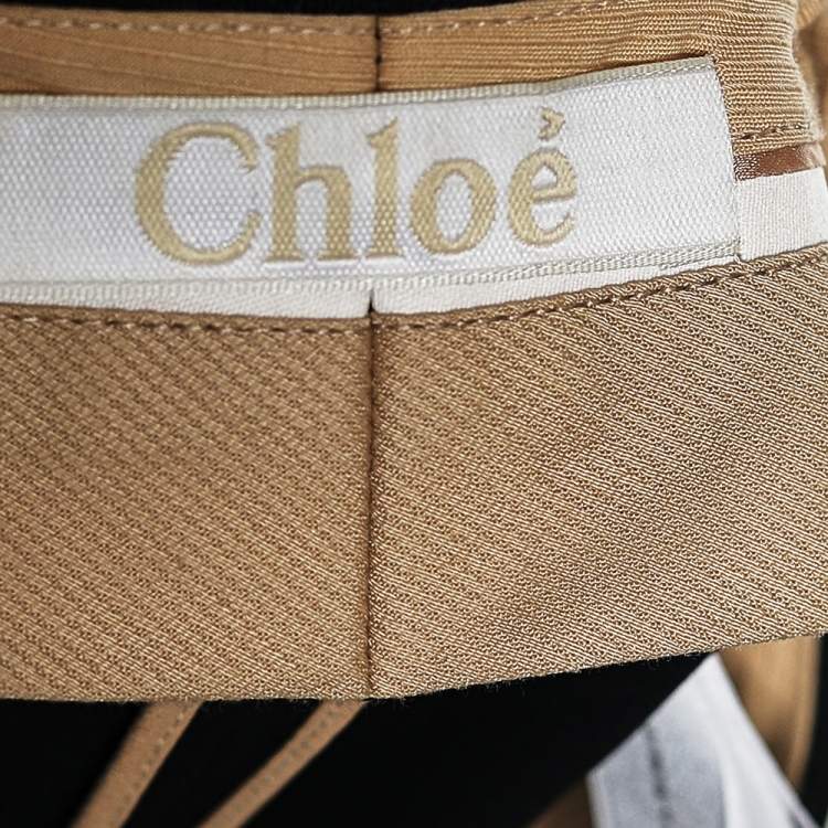 Pre Owned Chloe Black Crepe Formal Pants S