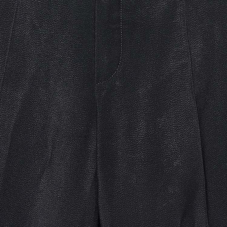 Pre Owned Chloe Black Crepe Formal Pants S