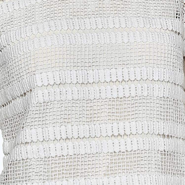 مملوكة مسبقًا Chloe White Crochet Lace Top M