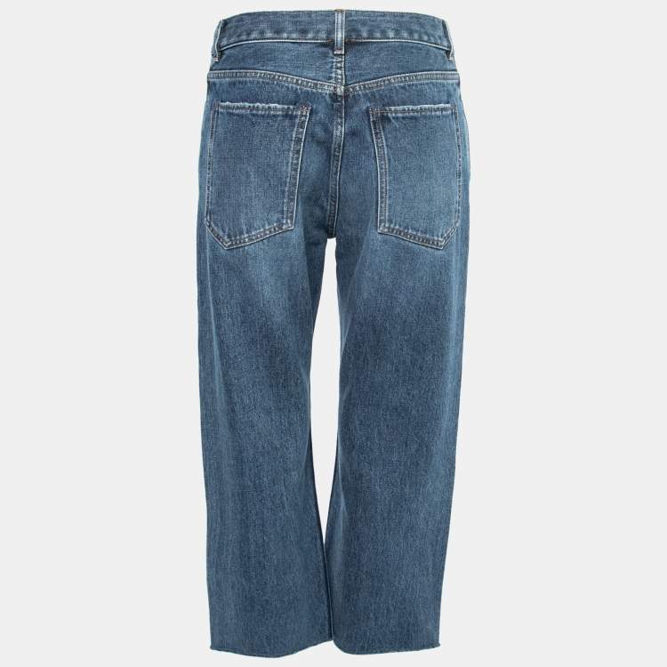 Pre Owned Chloe Blue Denim Straight-Leg Semeru Jeans M Waist 29"
