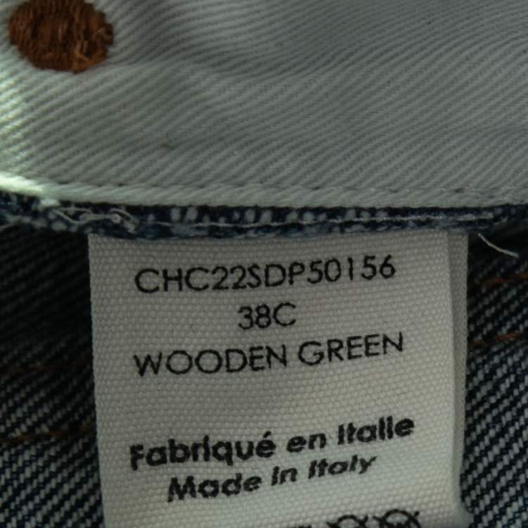 Pre Owned Chloe Blue Denim Straight-Leg Semeru Jeans M Waist 29"