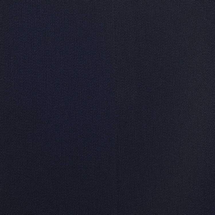 Pre Owned Chloe Navy Blue Crepe Bow Detail Asymmetric Sleeve Shift Dress S