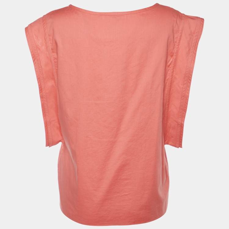 Pre Owned Chloe Pink Cotton Top M