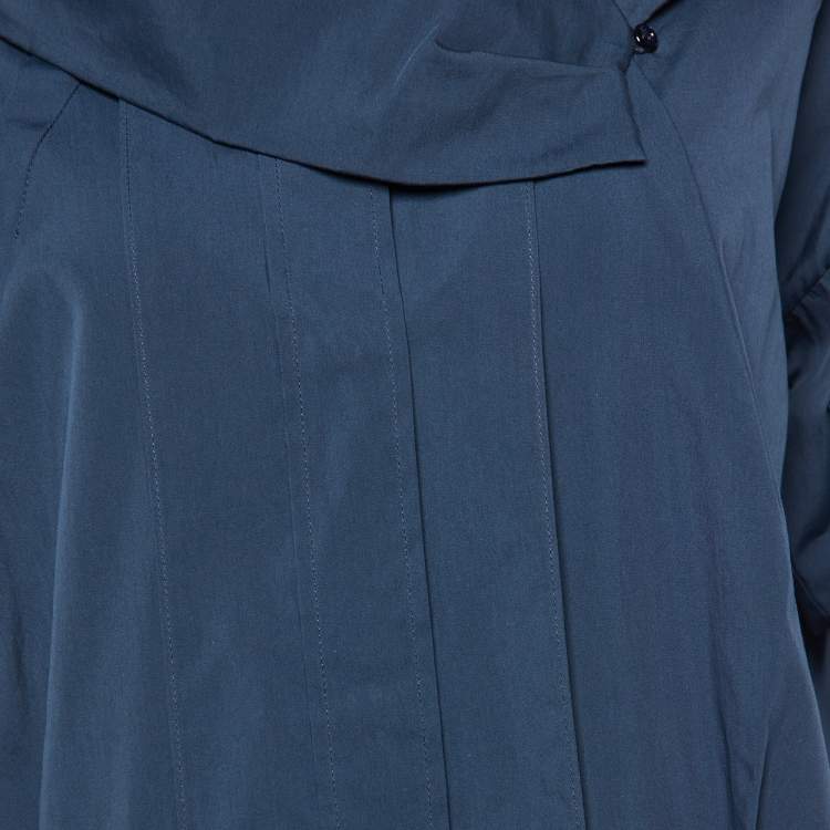 Pre Owned Chloe Navy Blue Cotton Button Front Shirt Tunic L
