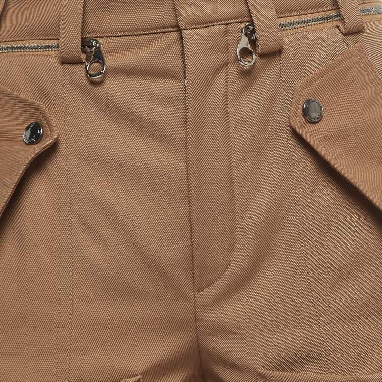 Pre Owned Chloe Brown Pocket Detail Knit Trousers S