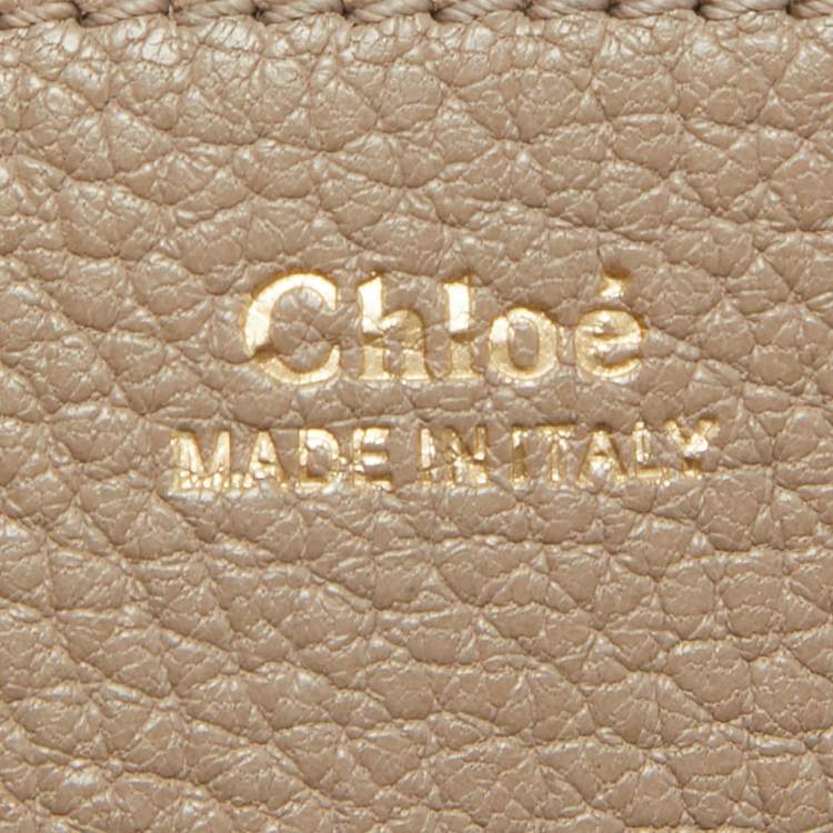 Pre Owned Chloe Beige Leather Medium Drew Shoulder Bag
