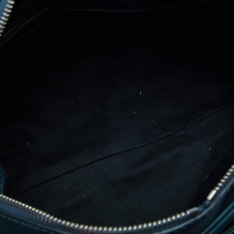 Pre Owned Chloe Green Leather Medium Paddington Satchel