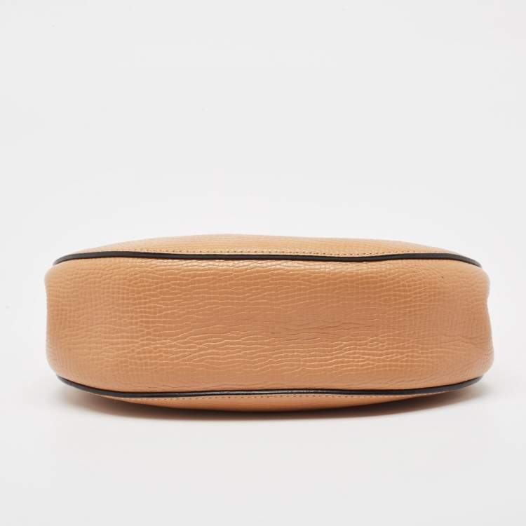 Pre Owned Chloe Beige/Mustard Leather Medium Drew Shoulder Bag