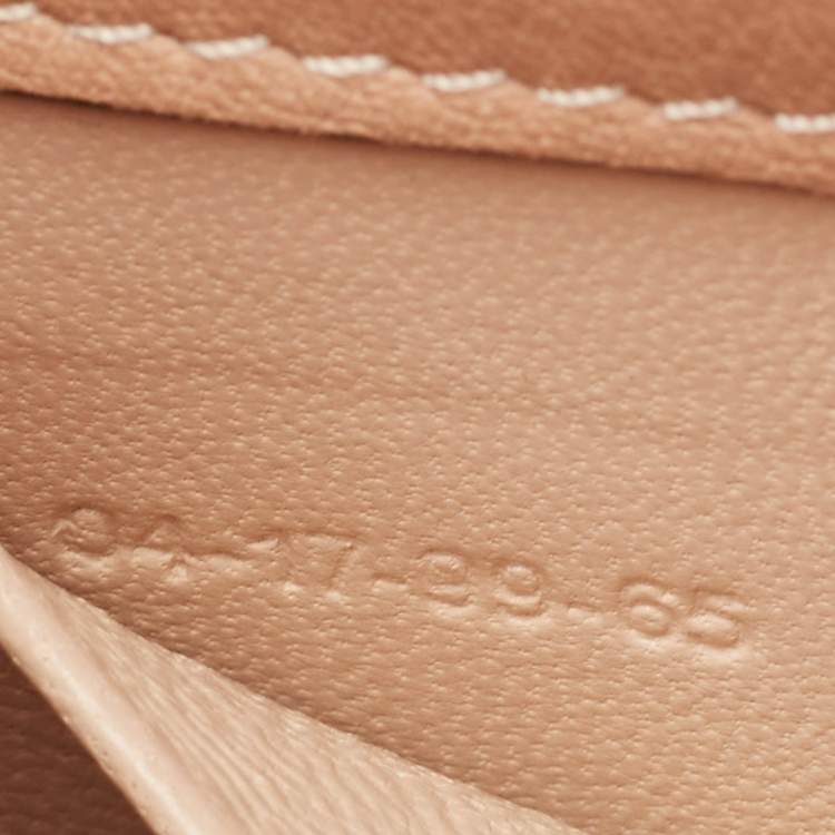 مملوكة مسبقًا Chloe Beige Leather Nile Minaudiere Crossbody Bag