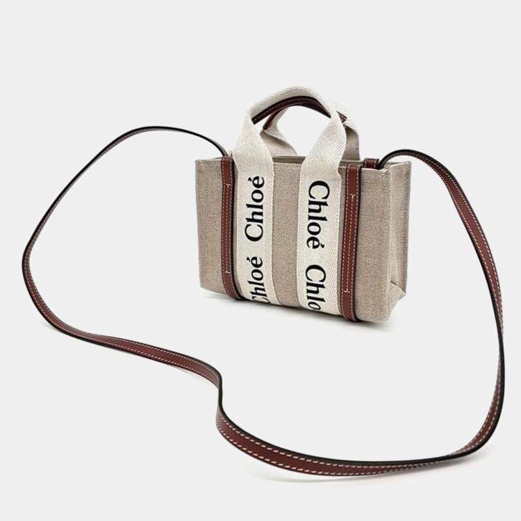 Pre Owned Chloe Woody Mini Bag