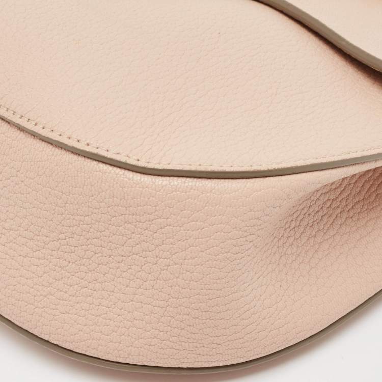 Pre Owned Chloe Pink Leather Medium Drew Shoulder Bag