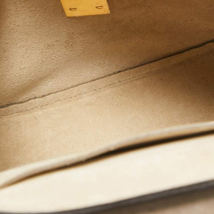 مملوكة مسبقًا Chloe Grey Leather and Suede Medium Drew Shoulder Bag