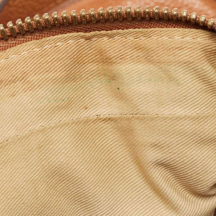 Pre Owned Chloe Brown Leather Large Paraty Shoulder Bag