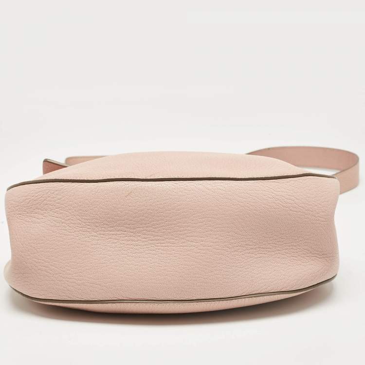 مملوكة مسبقًا Chloe Pink Leather Large Drew Shoulder Bag