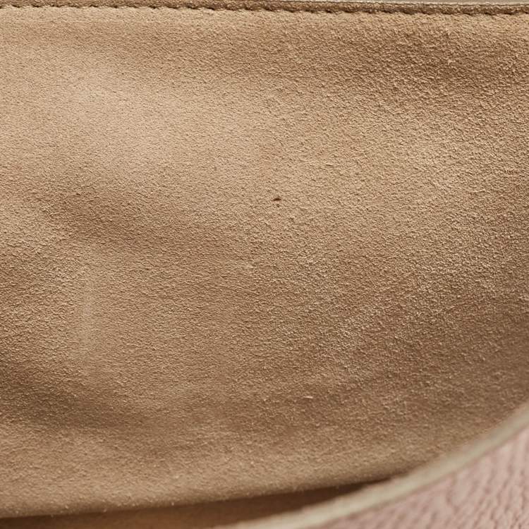 مملوكة مسبقًا Chloe Pink Leather Large Drew Shoulder Bag