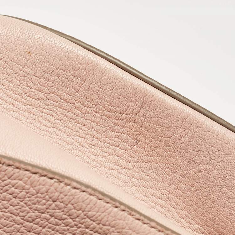 مملوكة مسبقًا Chloe Pink Leather Large Drew Shoulder Bag