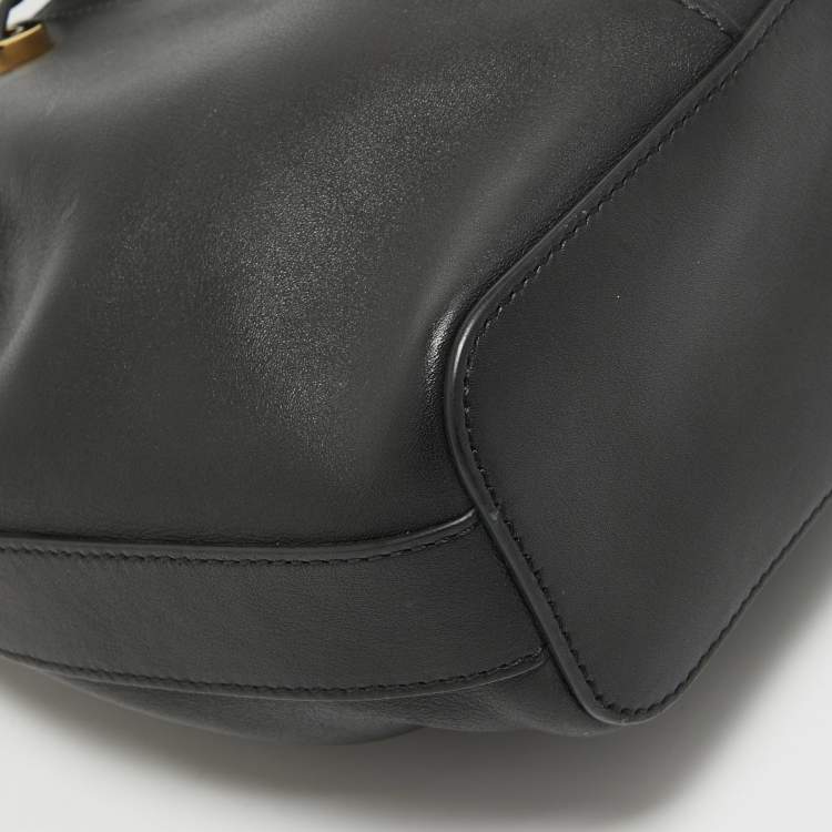 مملوكة مسبقًا Chloe Black Leather Gala Bucket Bag