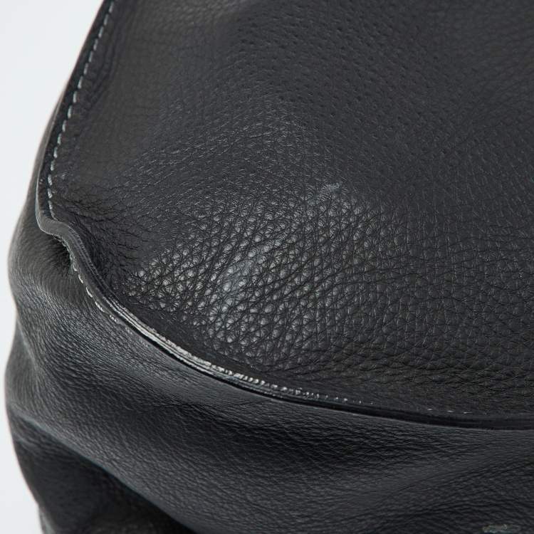 Pre Owned Chloe Black Leather Large Marcie Satchel
