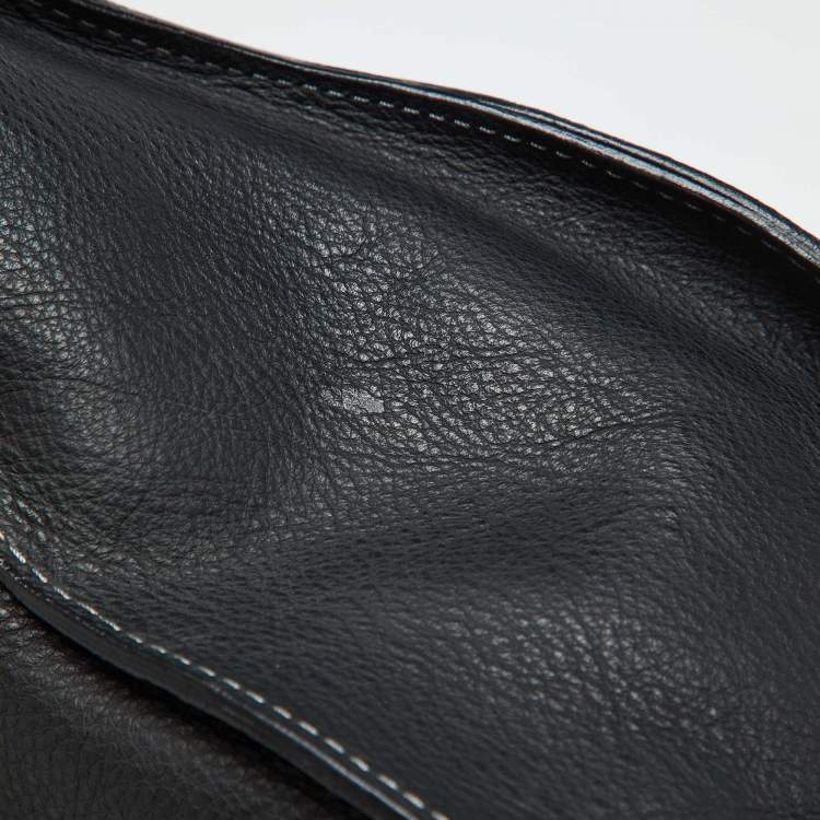 Pre Owned Chloe Black Leather Large Marcie Satchel