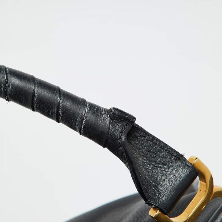 Pre Owned Chloe Black Leather Large Marcie Satchel