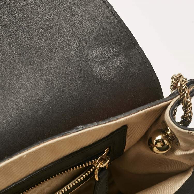 Pre Owned Chloe Orange Python and Leather Medium Sally Shoulder Bag