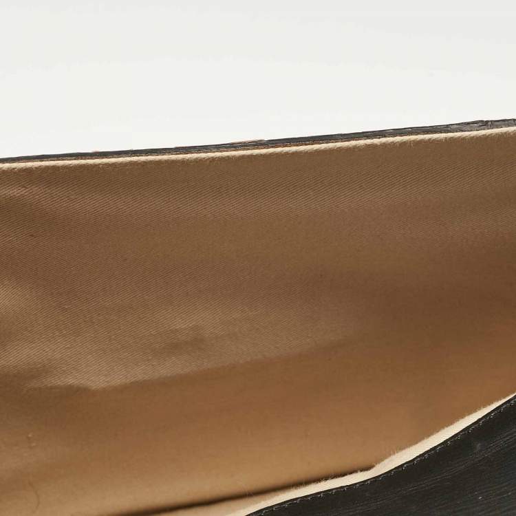 Pre Owned Chloe Orange Python and Leather Medium Sally Shoulder Bag