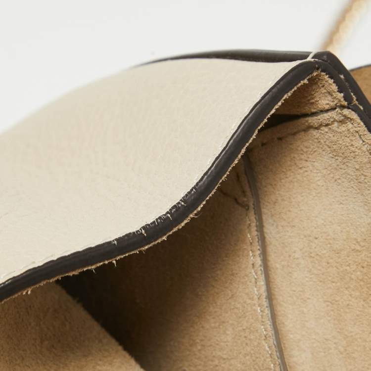 Pre Owned Chloe Multicolor Leather and Suede Studded Patchwork Small Drew Bag