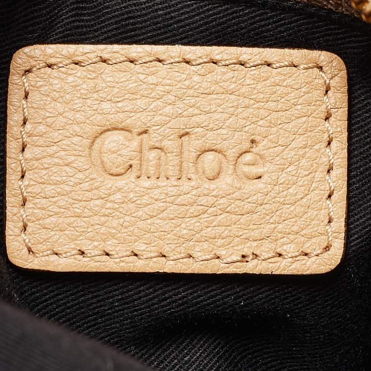 Pre Owned Chloe Yellow Snakeskin and Leather Large Paraty Satchel