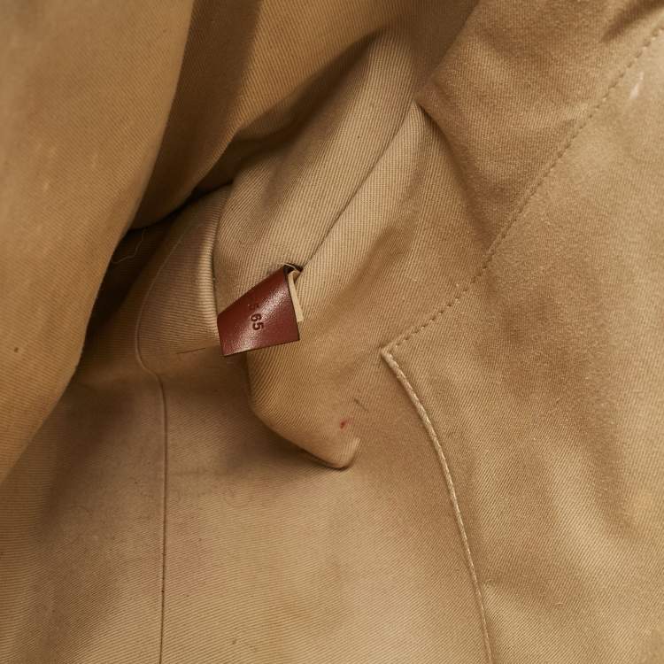 Pre Owned Chloe Beige Canvas and Leather Medium Woody Tote